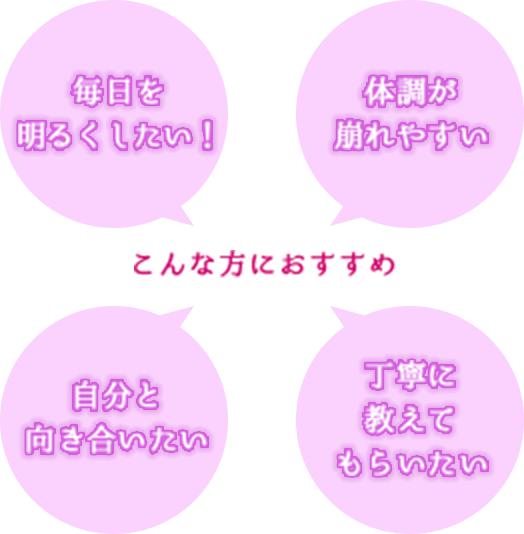 こんな方におすすめです